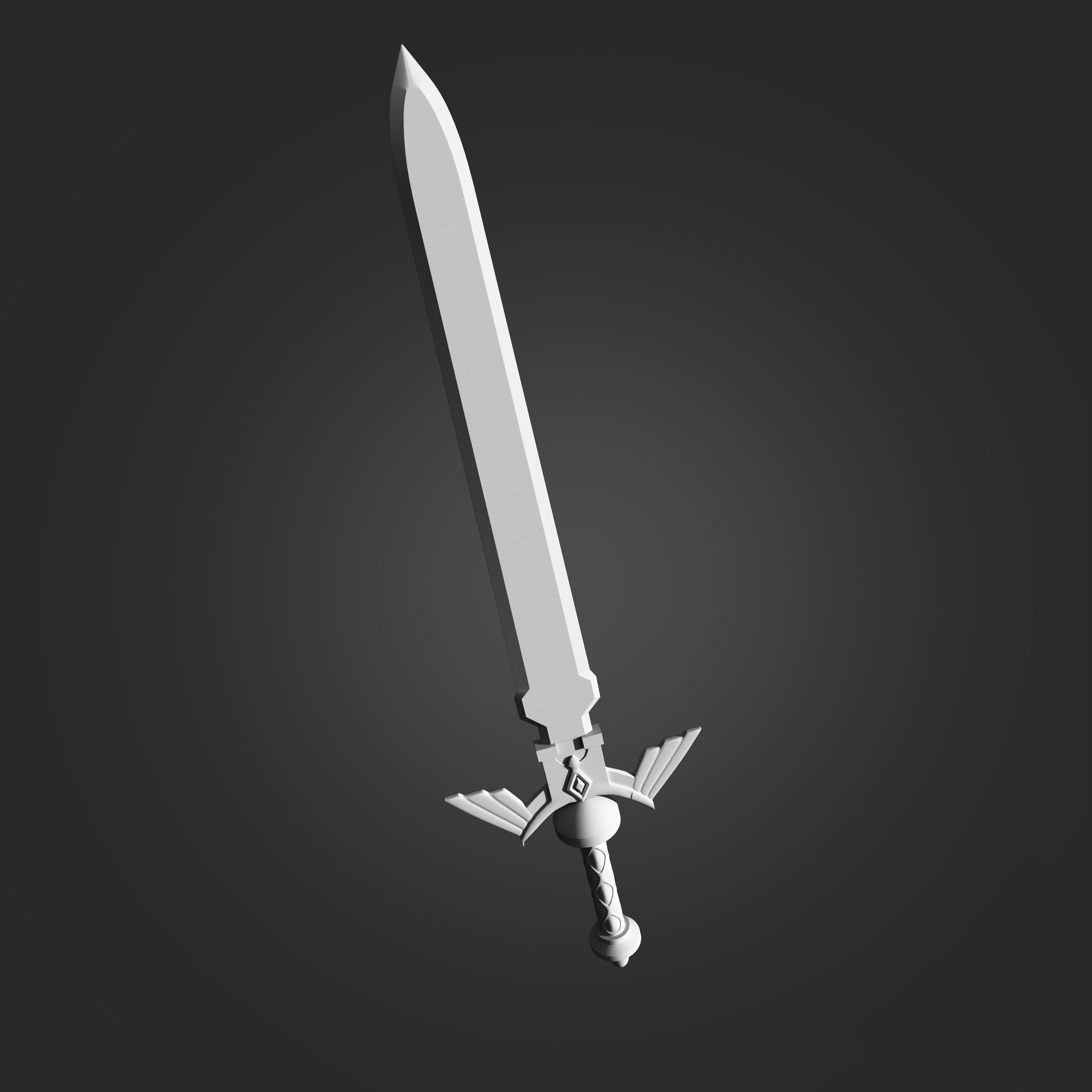 Master Sword from Legend Of Zelda 3D print model_1