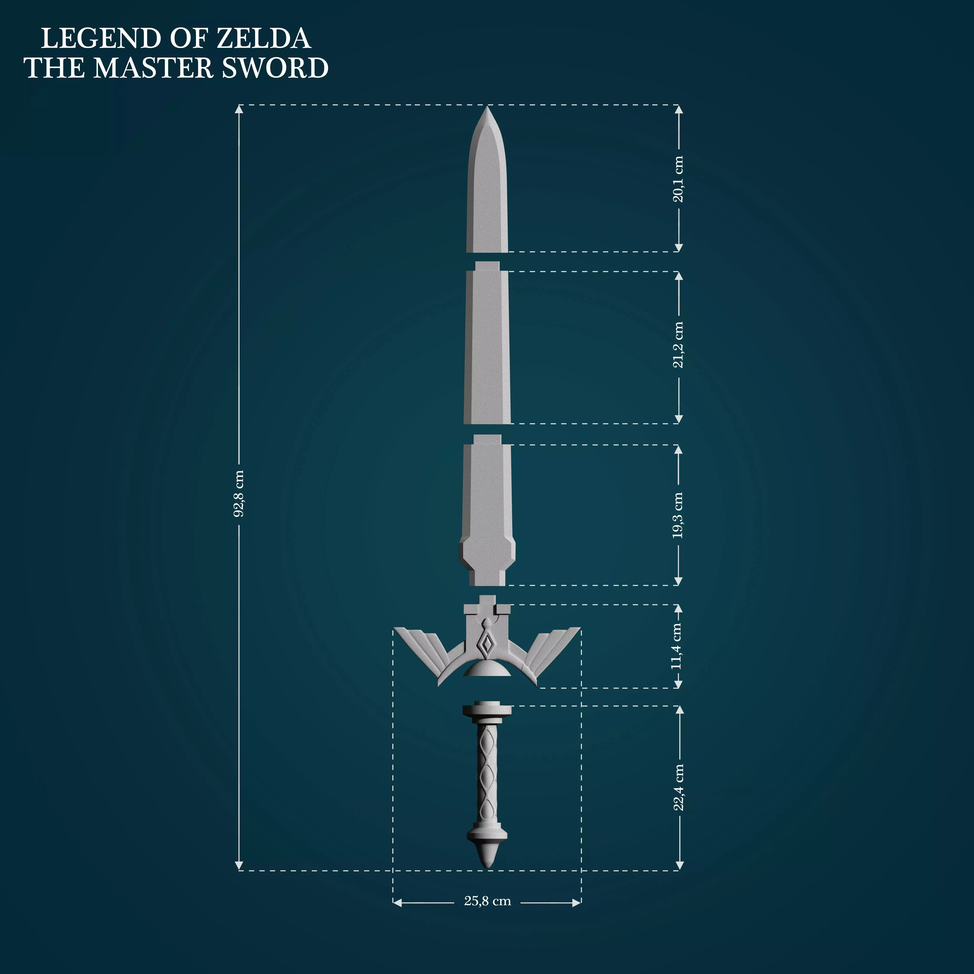 Master Sword from Legend Of Zelda 3D print model_0