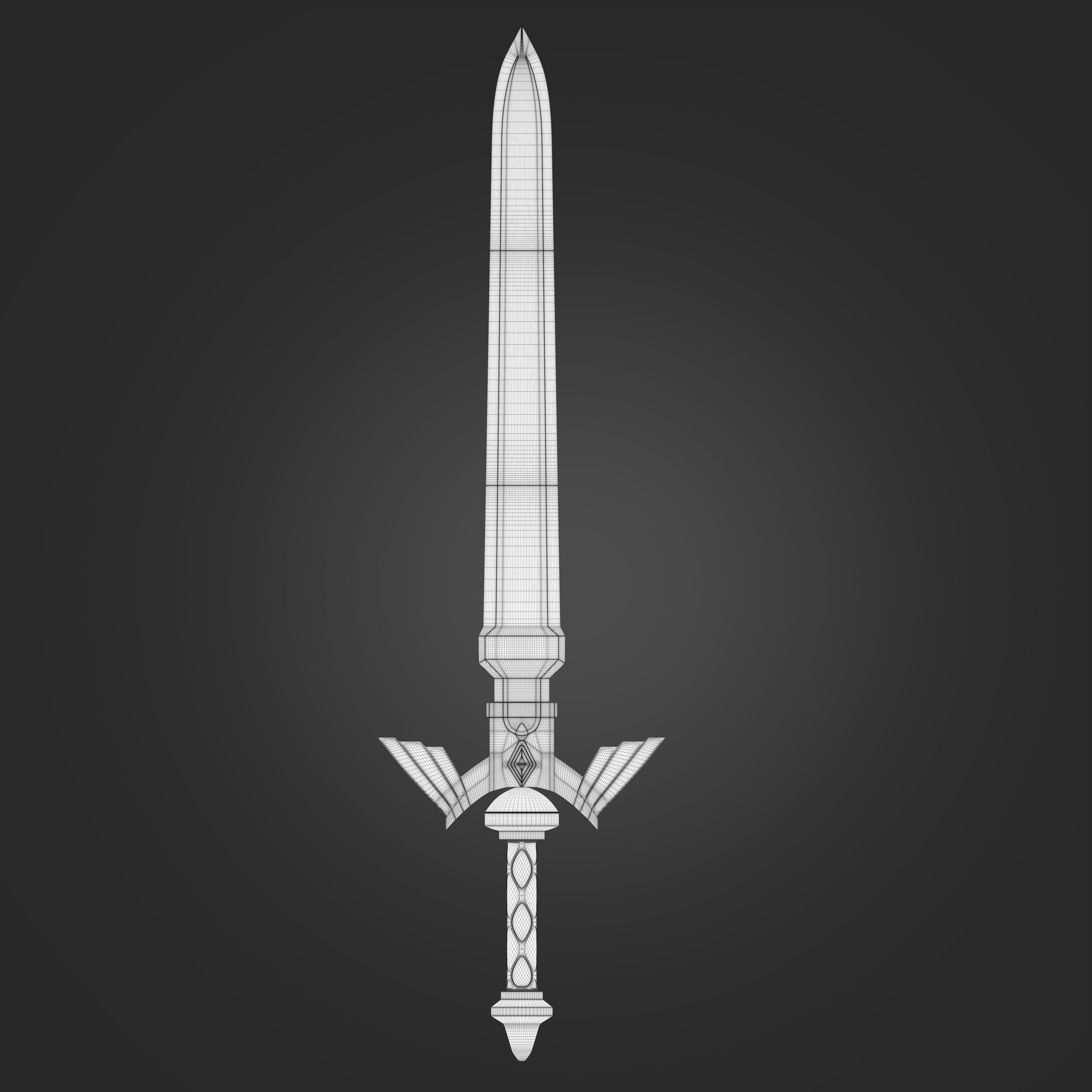 Master Sword from Legend Of Zelda 3D print model_3