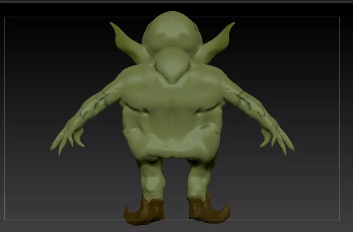 Goblin creature 3D model_0