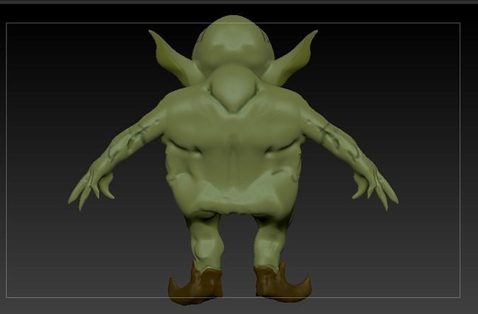 Goblin creature 3D model