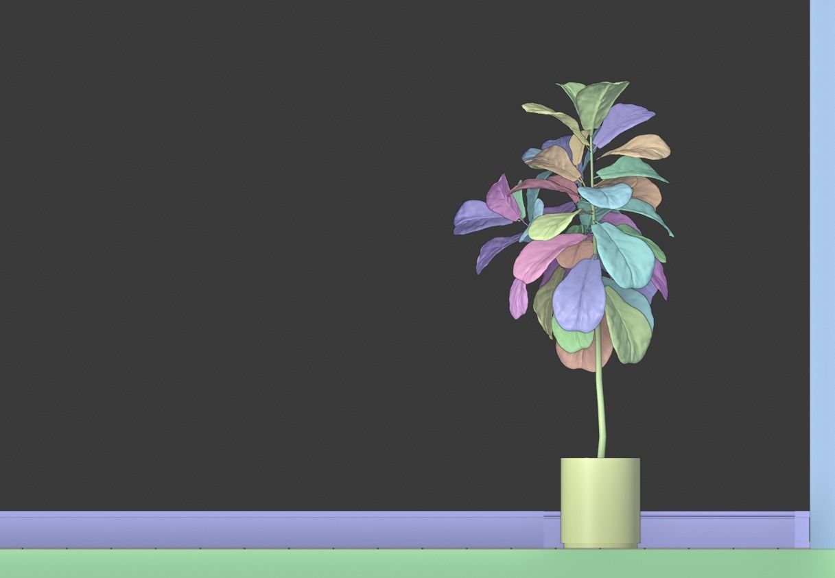 Ficus Lyrata- Fiddle Leaf Fig Plant 3D model_17