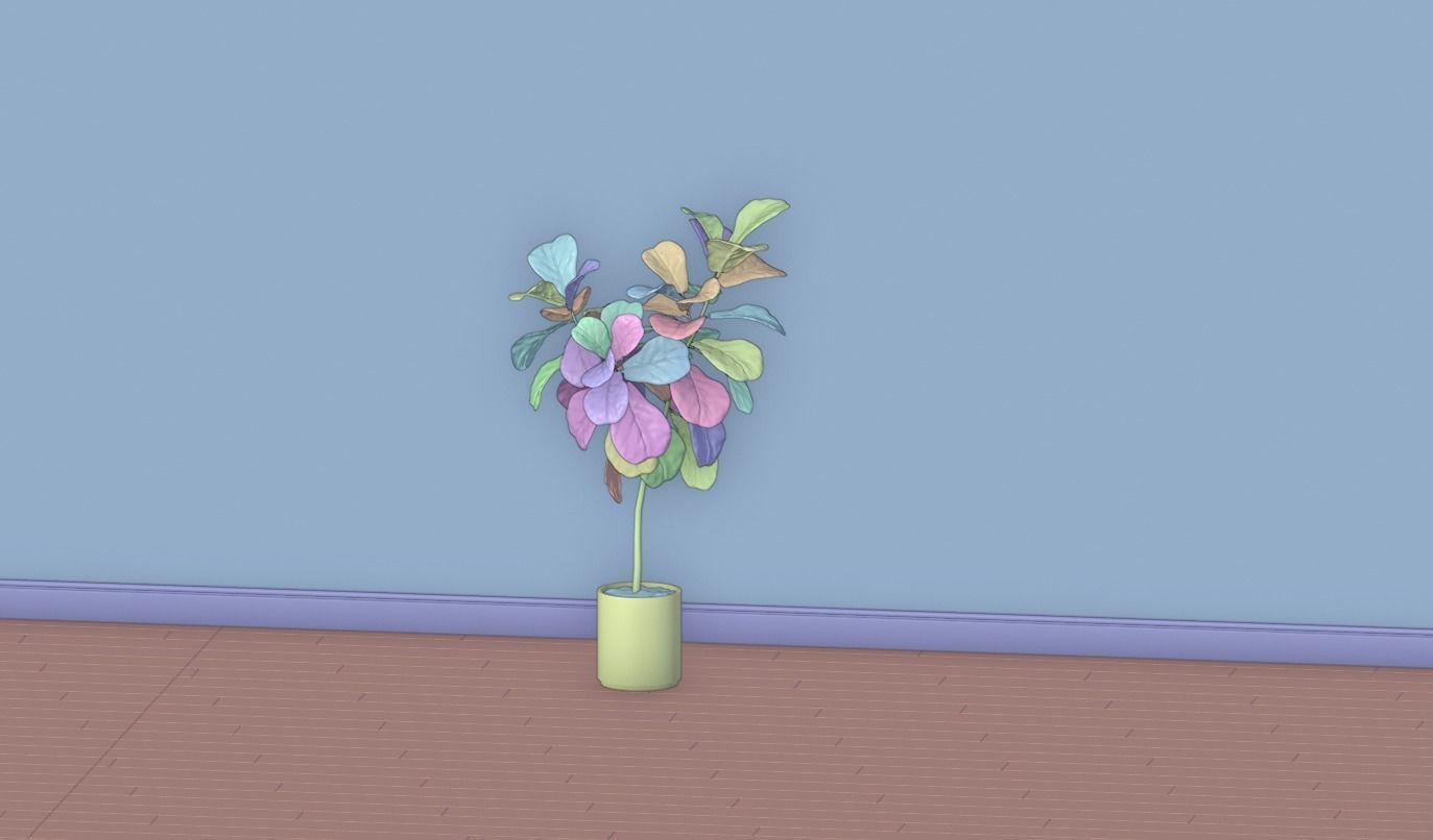 Ficus Lyrata- Fiddle Leaf Fig Plant 3D model_19