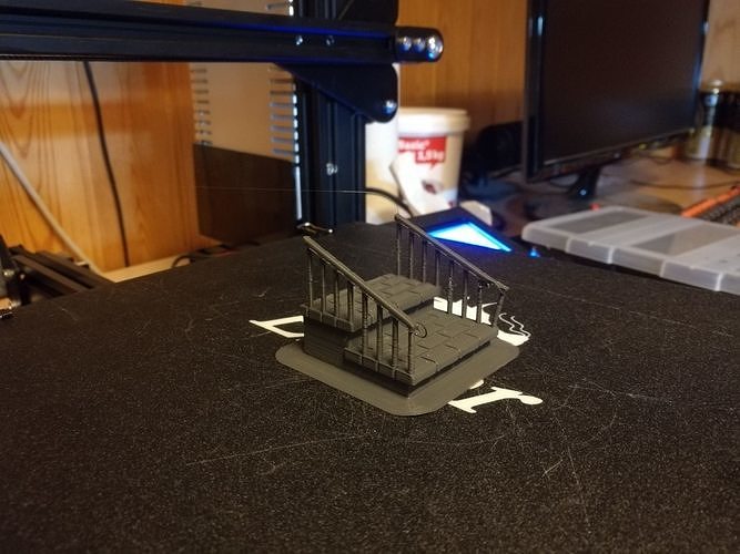 Stairs for Resident evil 2 the board game Free 3D print model