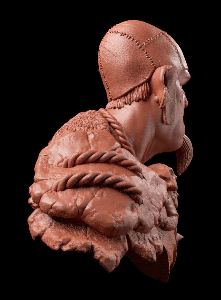 Giant bust Free 3D print model_2