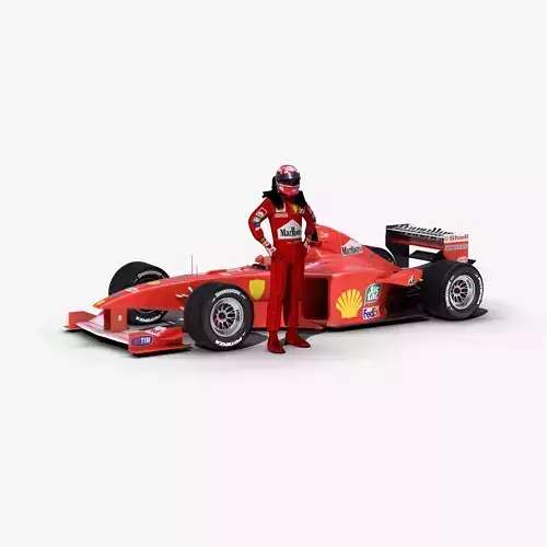 Formula 1 2000  Low-poly 3D model