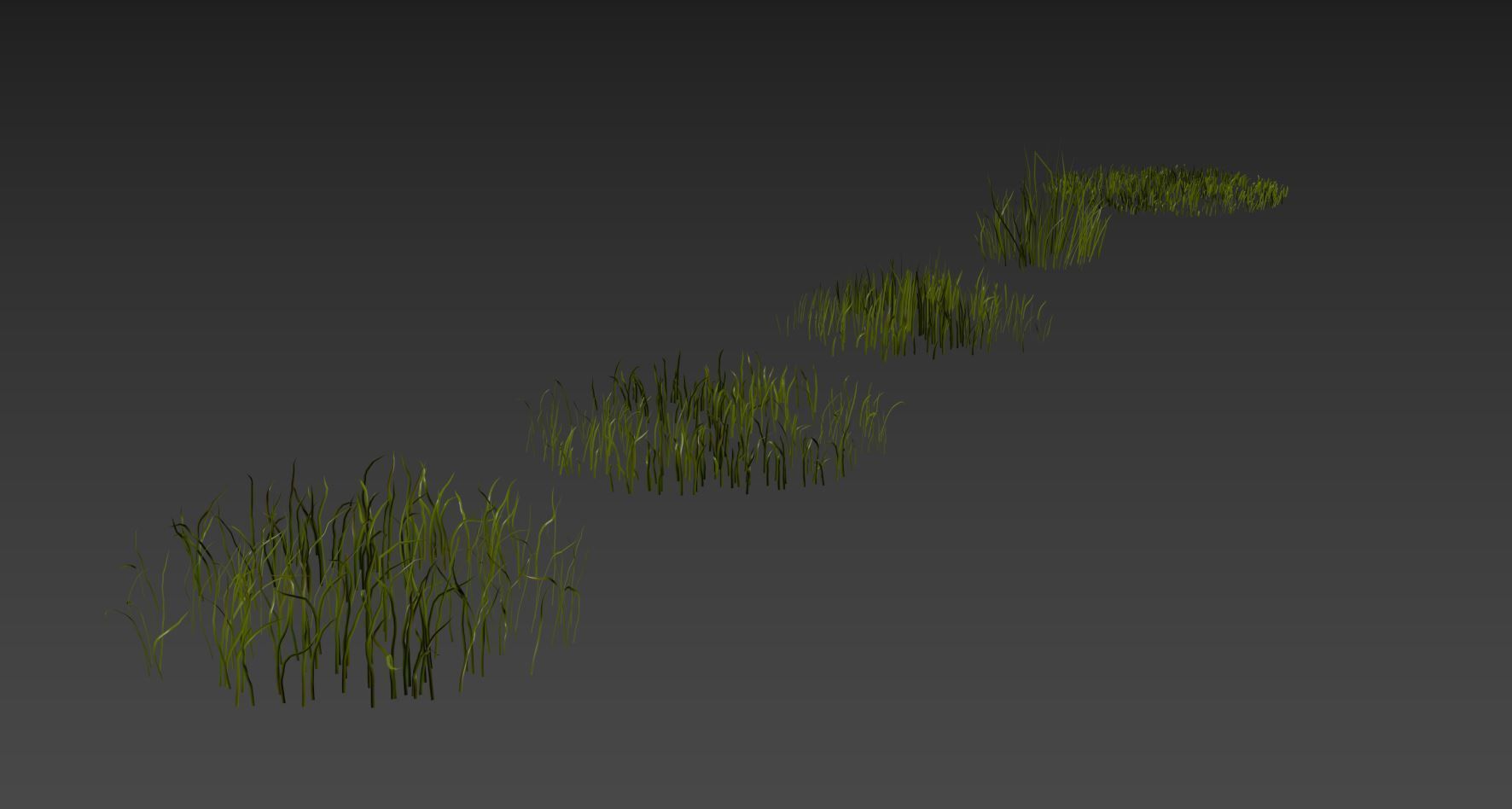 Photorealistic Animated Grass Pack 3D model_2