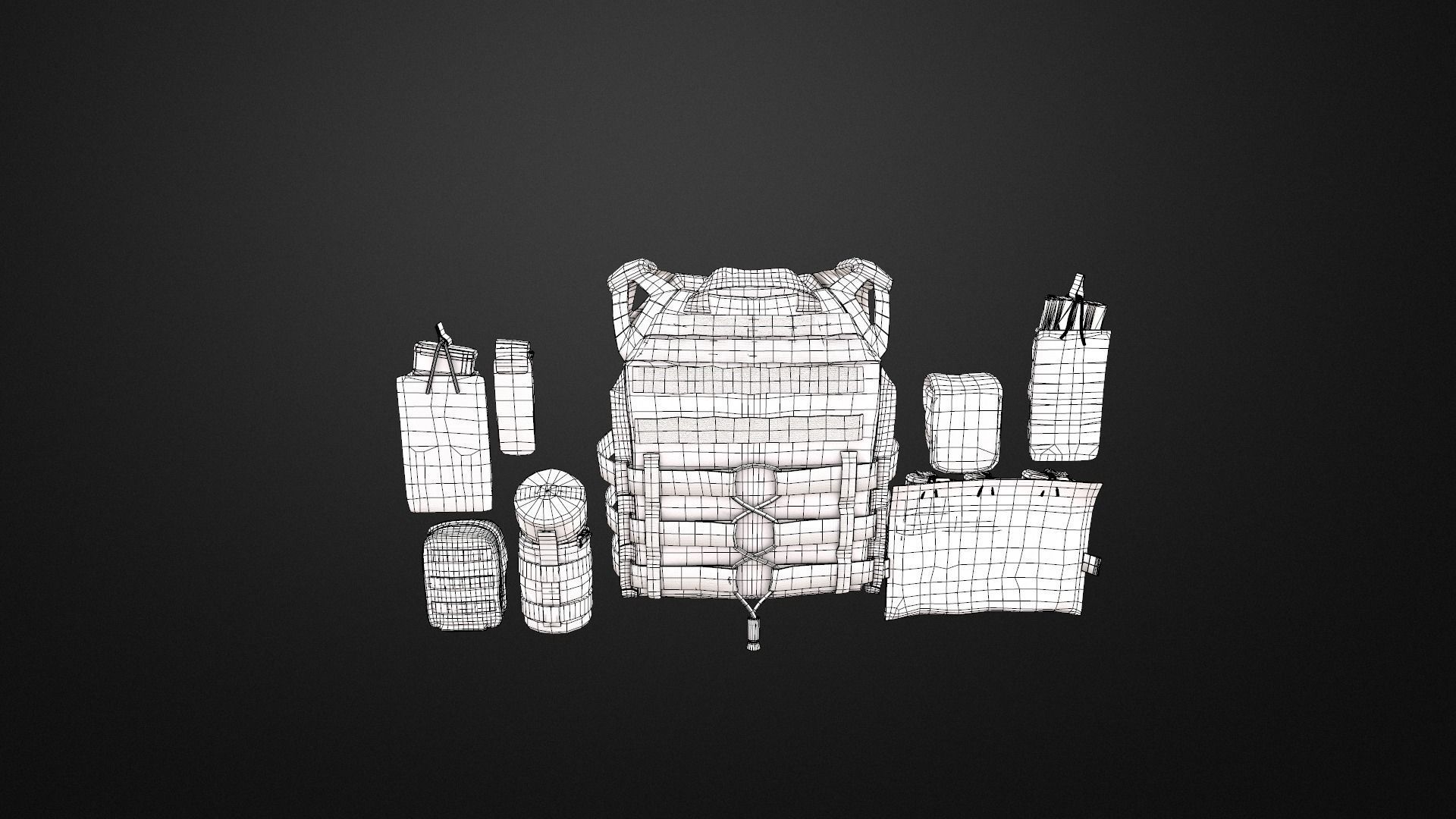 JPC Vest Low-poly 3D model_11