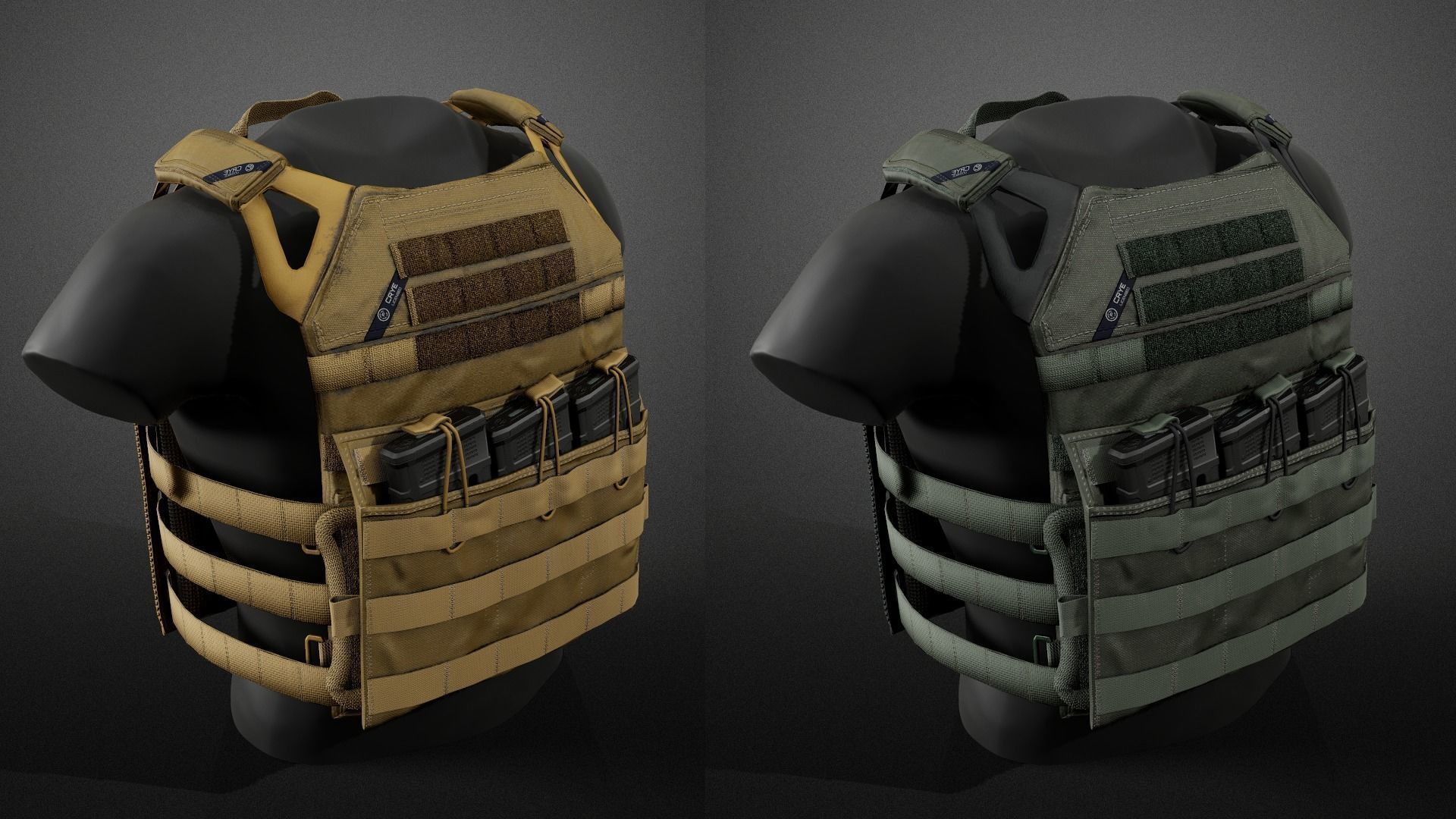 JPC Vest Low-poly 3D model_3