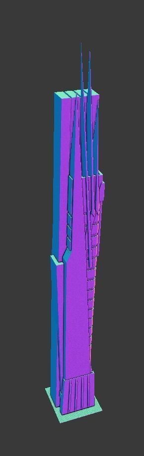 Iso Tower 10 3D model_4