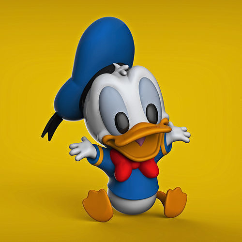 Baby Donald Duck Cute  3D print model