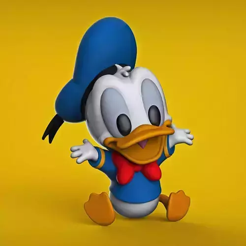 Baby Donald Duck Cute  3D print model