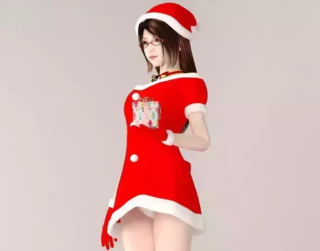 Natsumi  Christmas pose 01