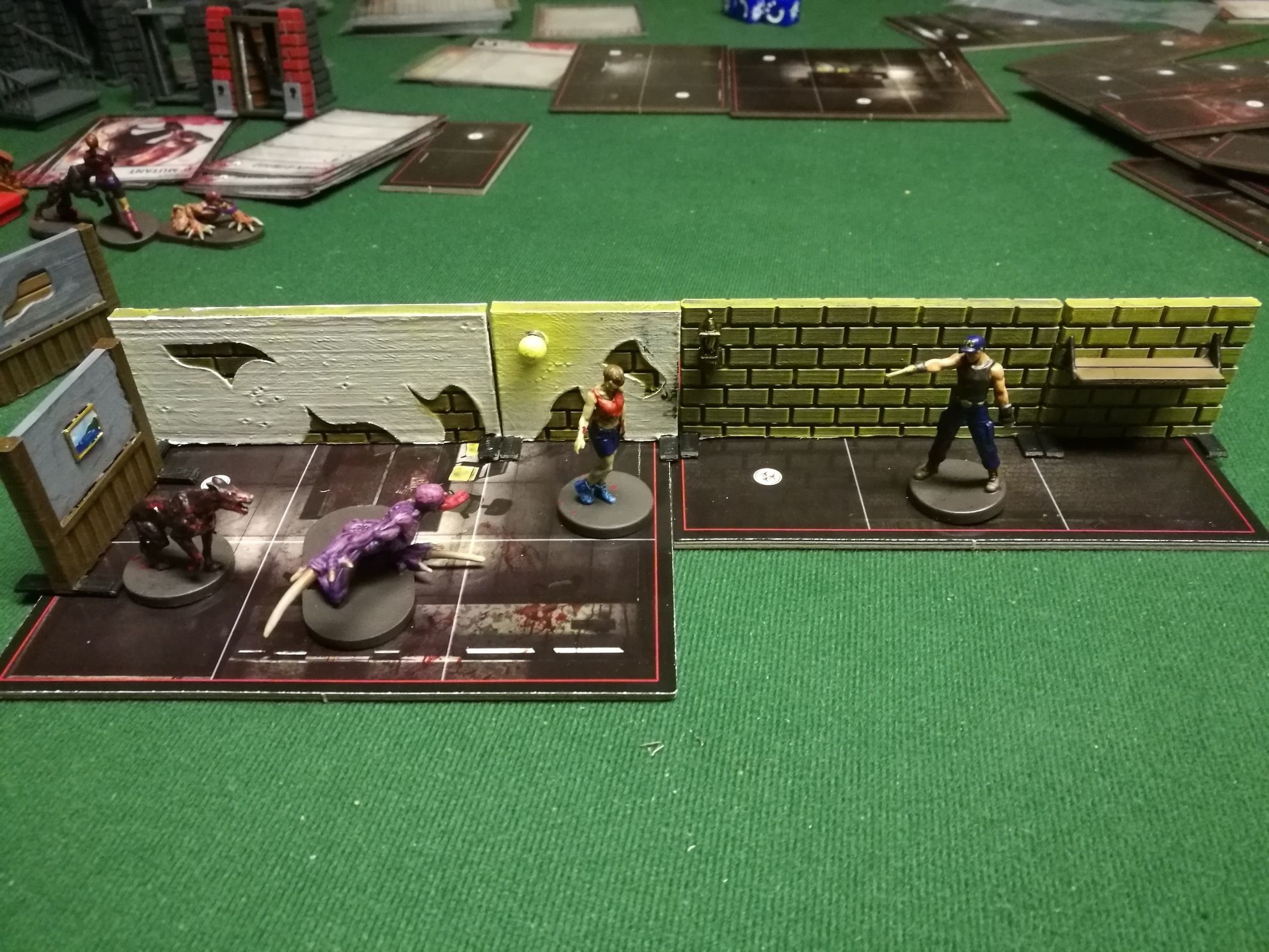 Walls for Resident Evil 2 the board game Free 3D print model_3