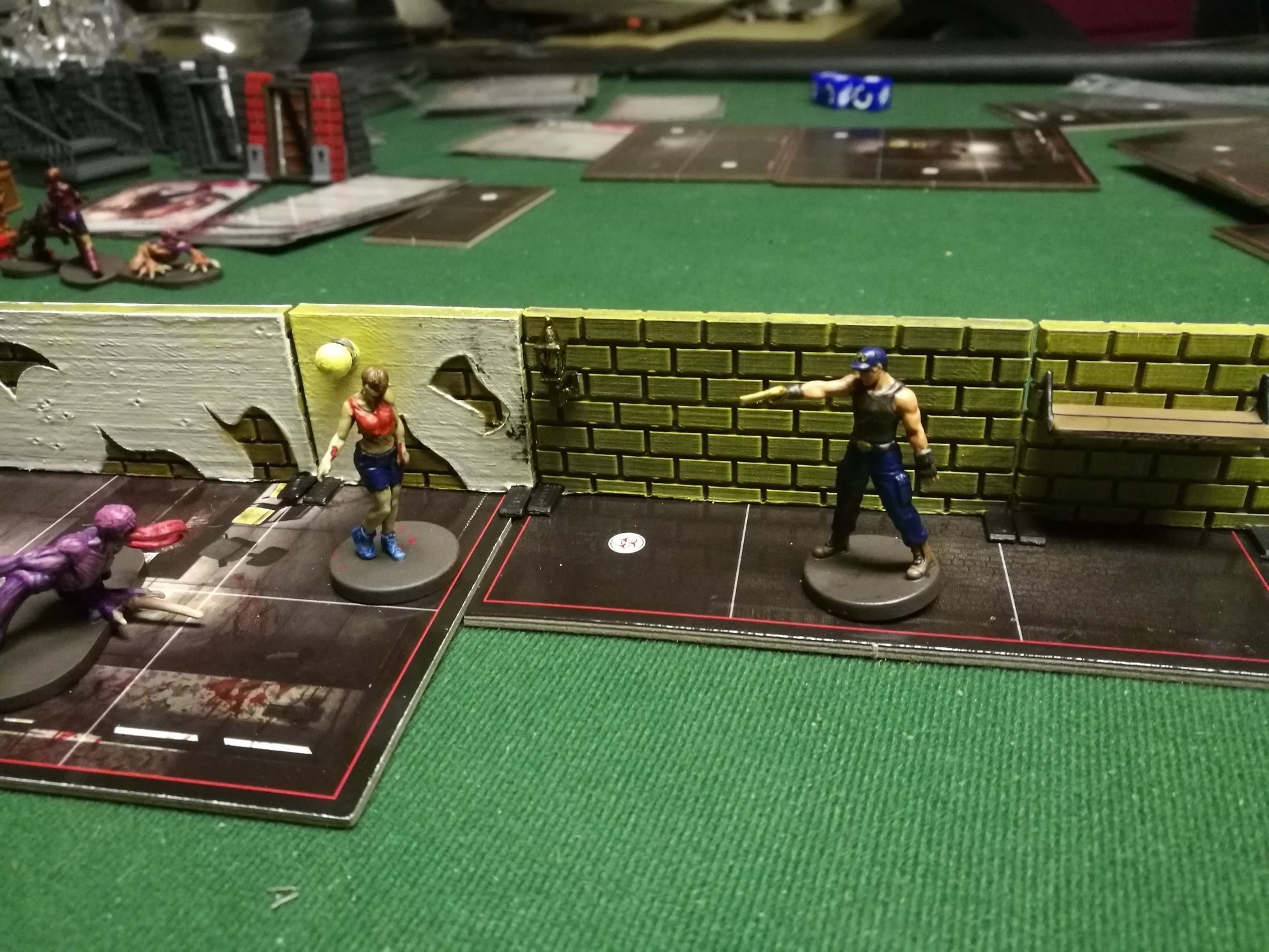 Walls for Resident Evil 2 the board game Free 3D print model_2