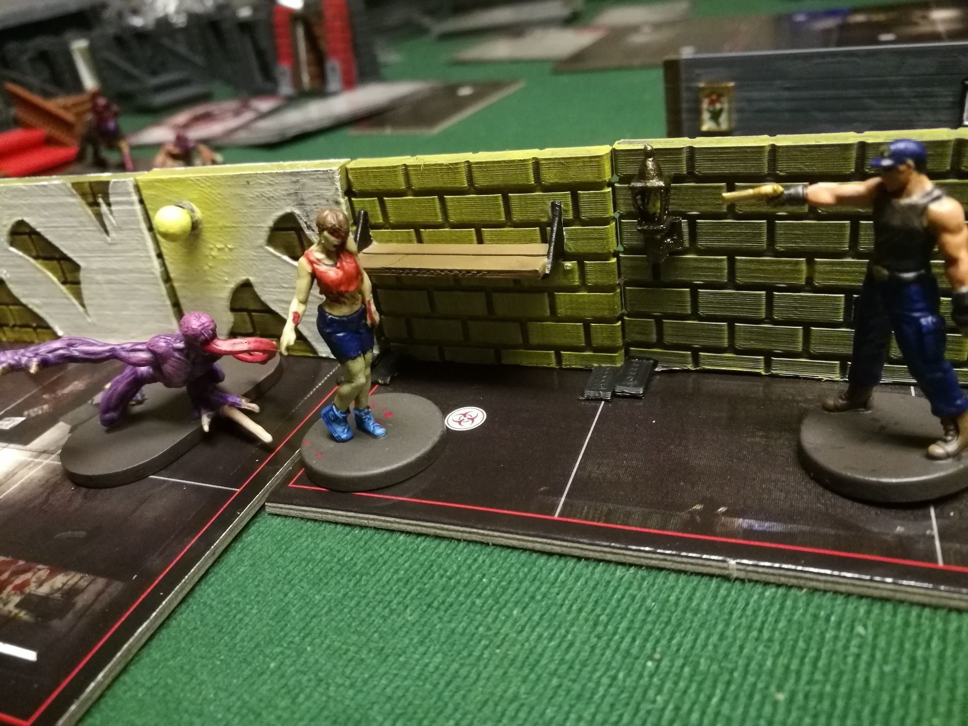 Walls for Resident Evil 2 the board game Free 3D print model_4