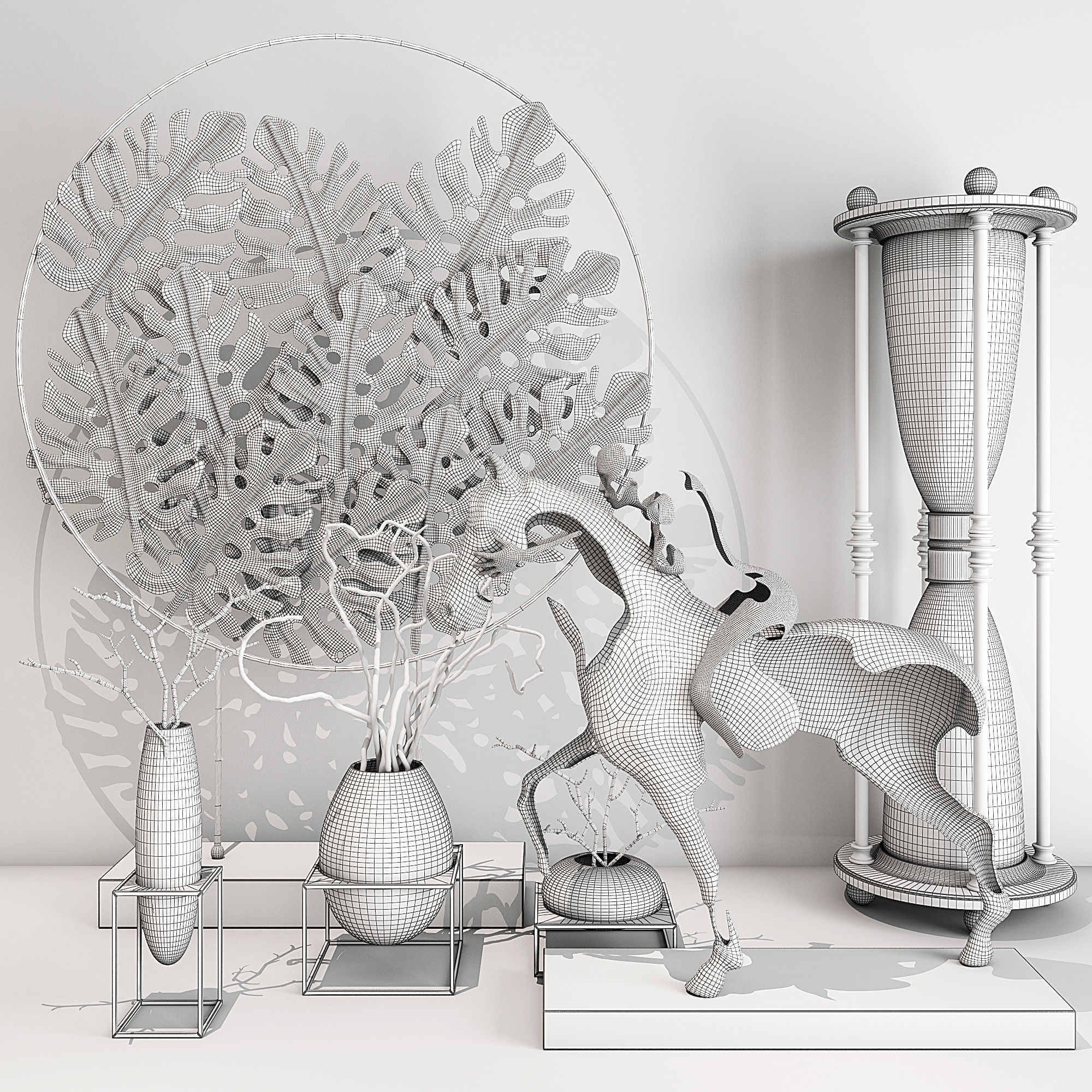 Decor set 40 3D model_2