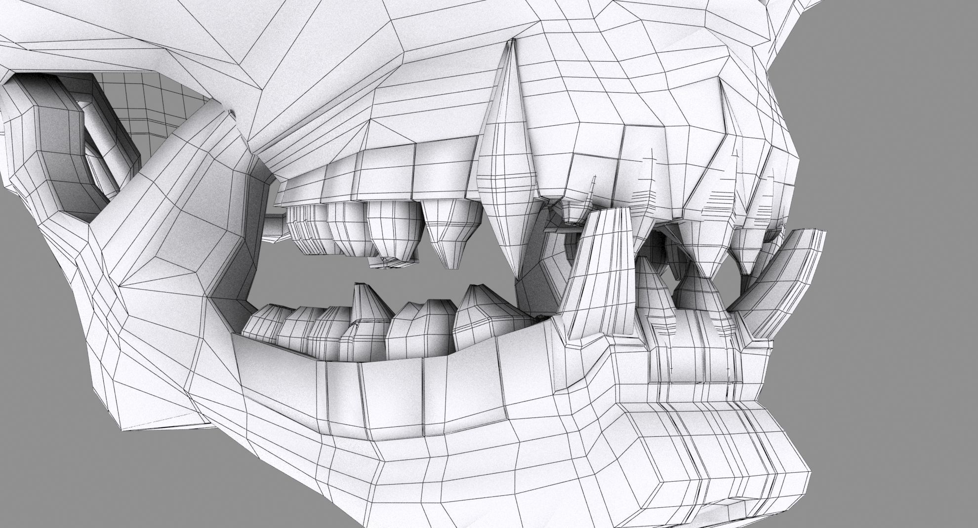 Skull human 3D model_15