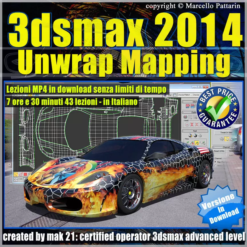 3ds max 2014 Unwrap Mapping vol 35 Italiano MP4 3D model_0
