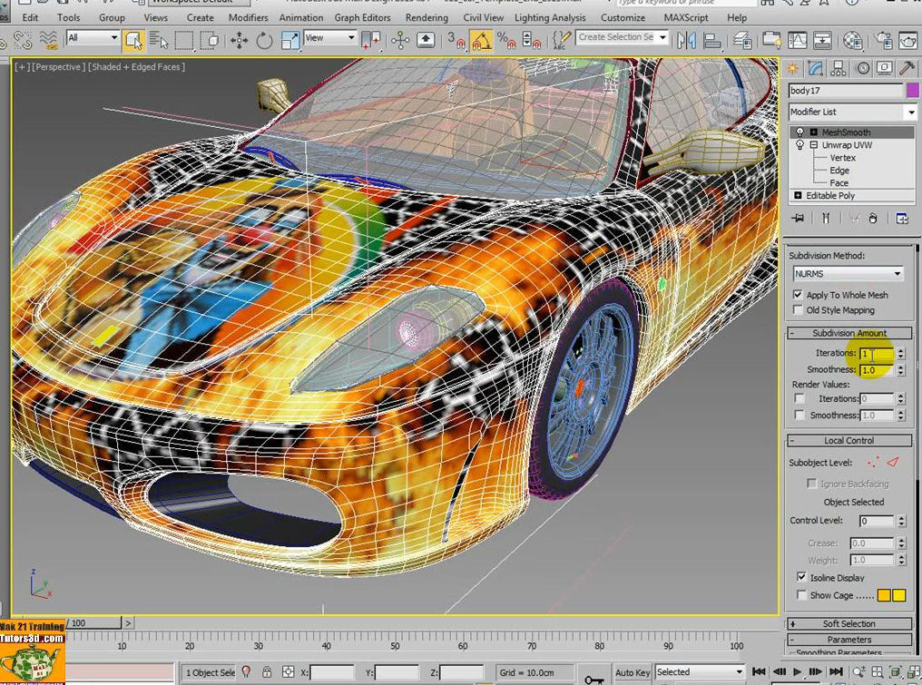3ds max 2014 Unwrap Mapping vol 35 Italiano MP4 3D model_28