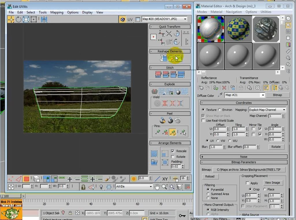 3ds max 2014 Unwrap Mapping vol 35 Italiano MP4 3D model_14
