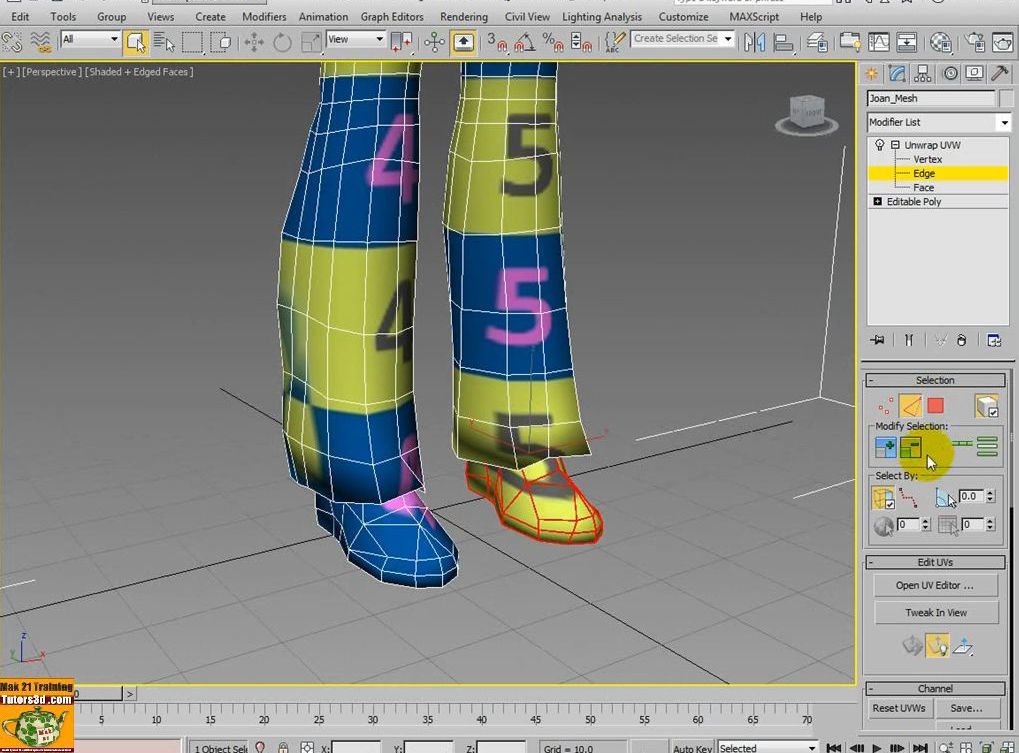 3ds max 2014 Unwrap Mapping vol 35 Italiano MP4 3D model_5