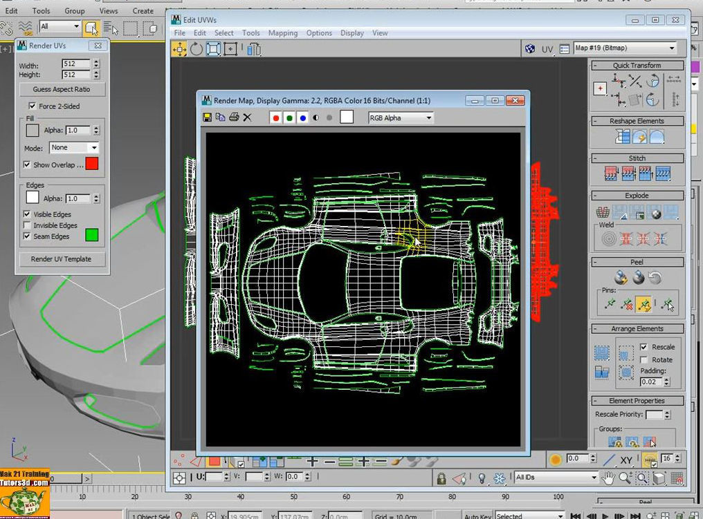 3ds max 2014 Unwrap Mapping vol 35 Italiano MP4 3D model_24