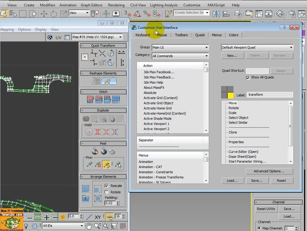 3ds max 2014 Unwrap Mapping vol 35 Italiano MP4 3D model_16