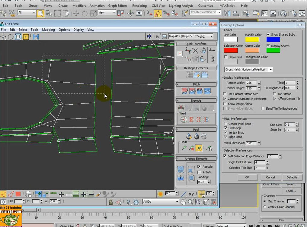 3ds max 2014 Unwrap Mapping vol 35 Italiano MP4 3D model_13