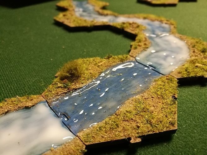BattleHex river set 01 3D print model