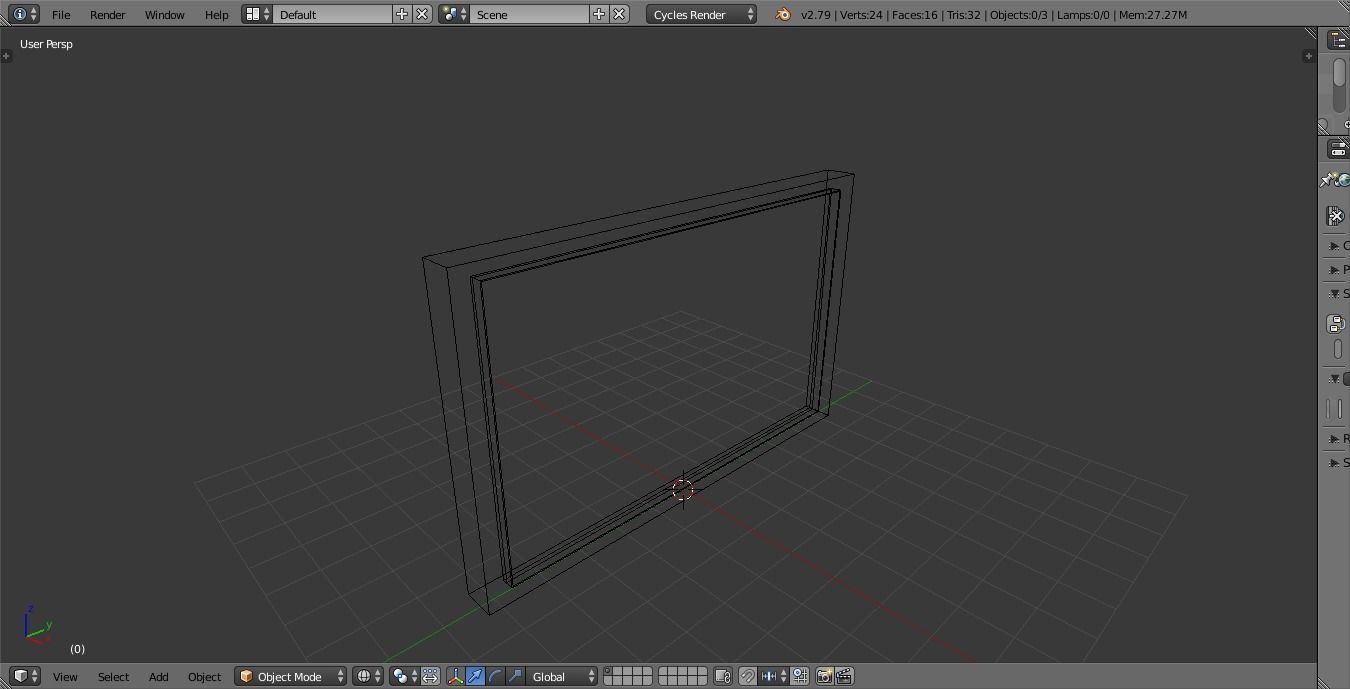 Exit Sign Free low-poly 3D model_4