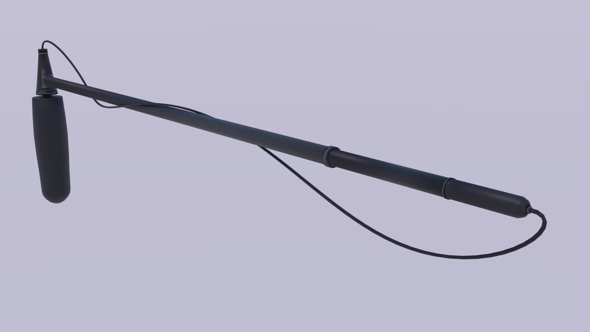 Boom Microphone Low-poly 3D model_2