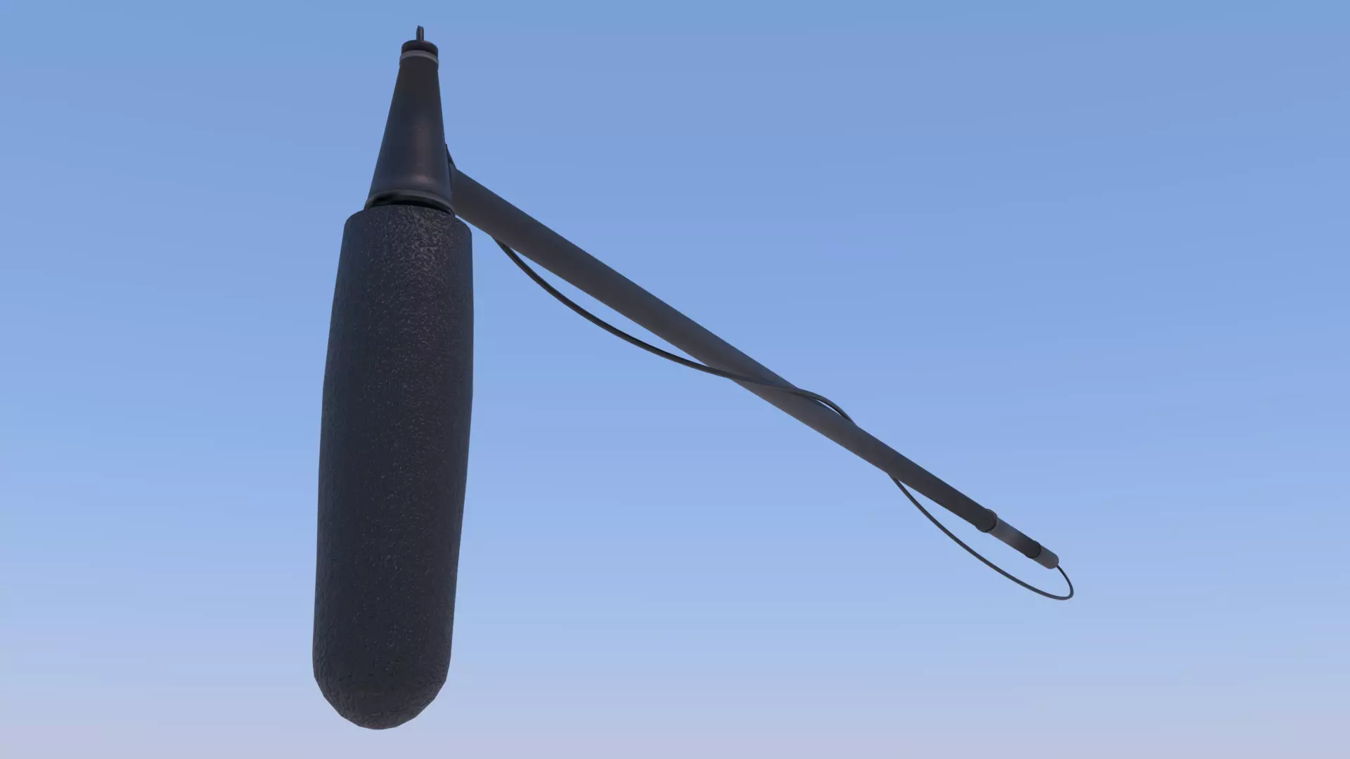 Boom Microphone Low-poly 3D model_0