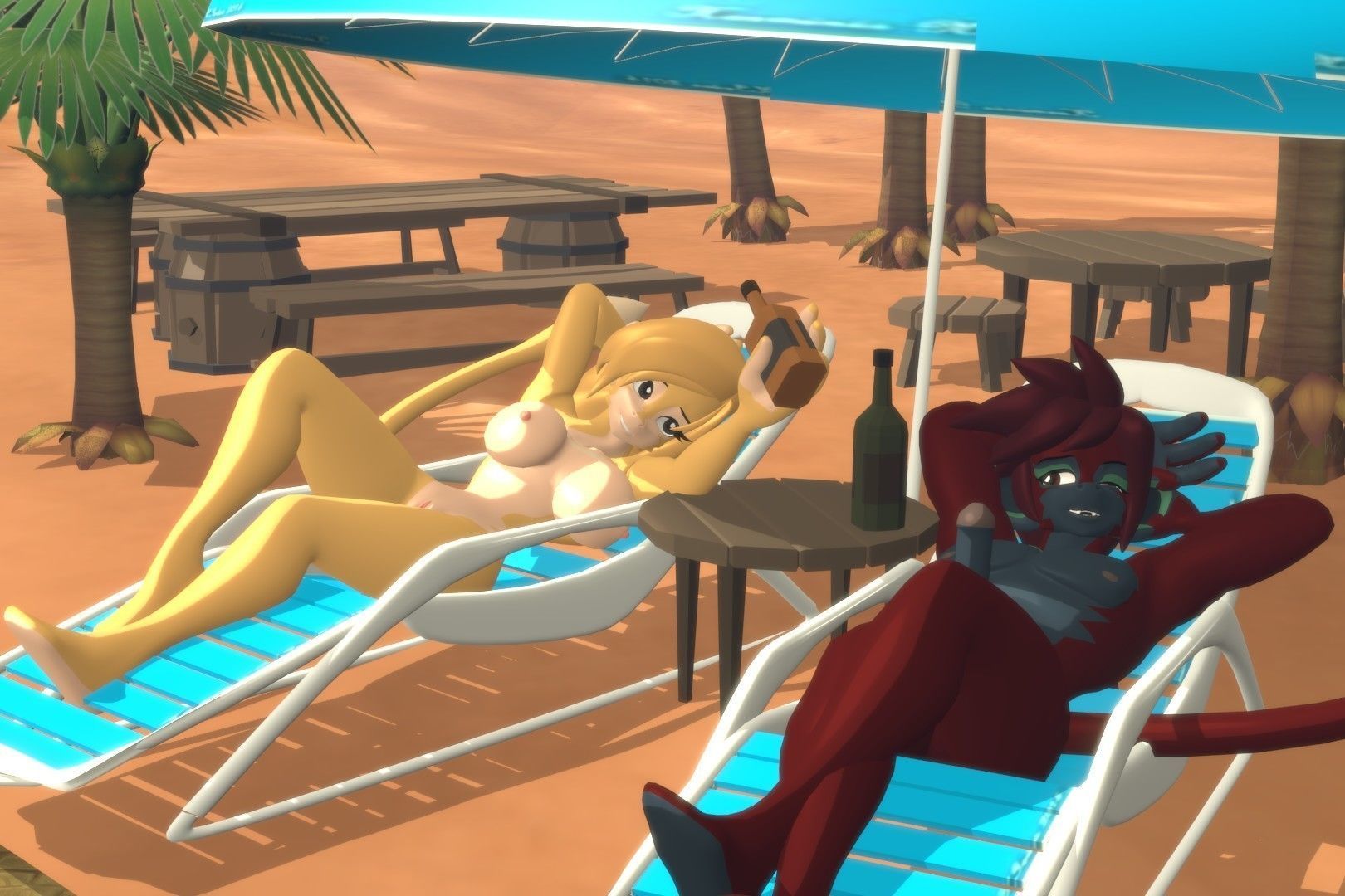 Acheron Vanara Nude Low-poly 3D model_4