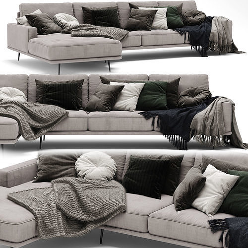 Boconcept Carlton Sofa 3D model