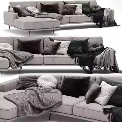 Boconcept Carlton Sofa 3D model