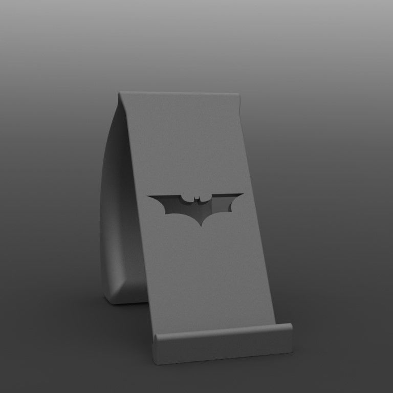 Batman Phone Holder 3D print model_1
