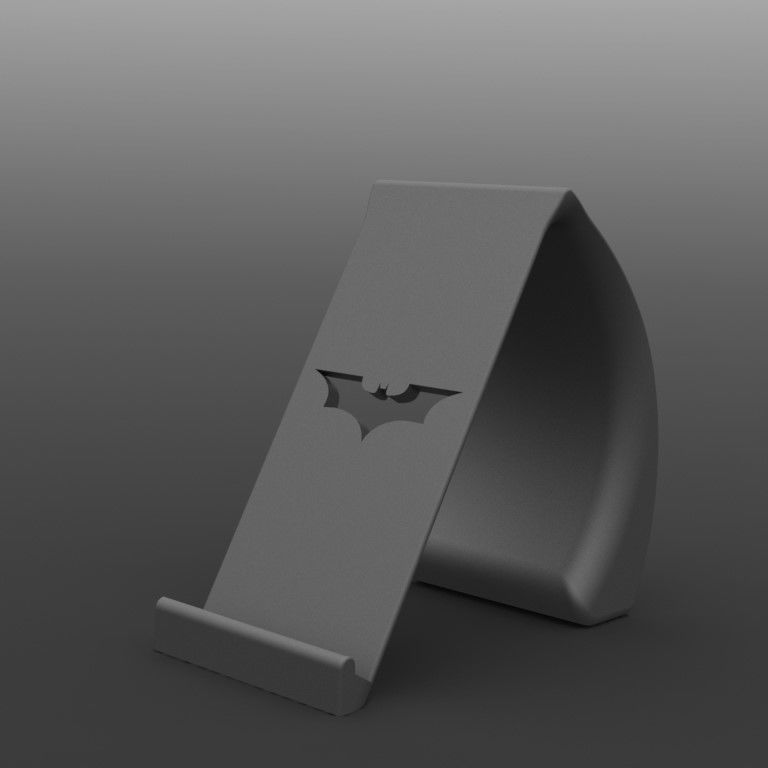 Batman Phone Holder 3D print model_3
