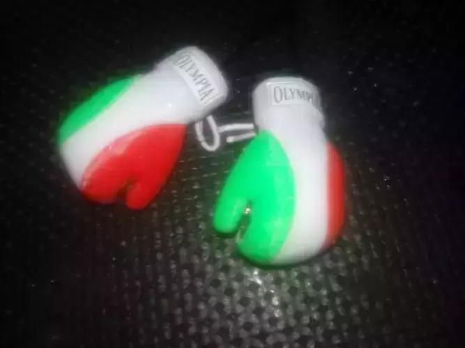 boxer glove tricolore 5 parts 3D print model