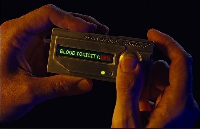 IronMan II Tonys Paladium Toxicity Meter Device  3D print model