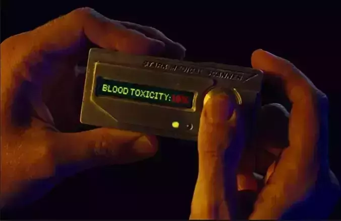 IronMan II Tonys Paladium Toxicity Meter Device 