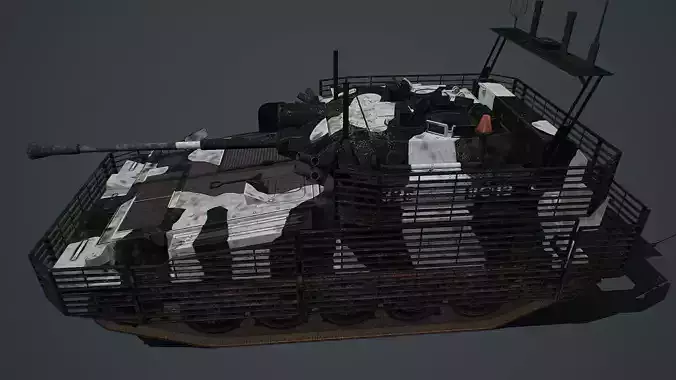 FV 107 Scimitar mk2  Low-poly 3D model