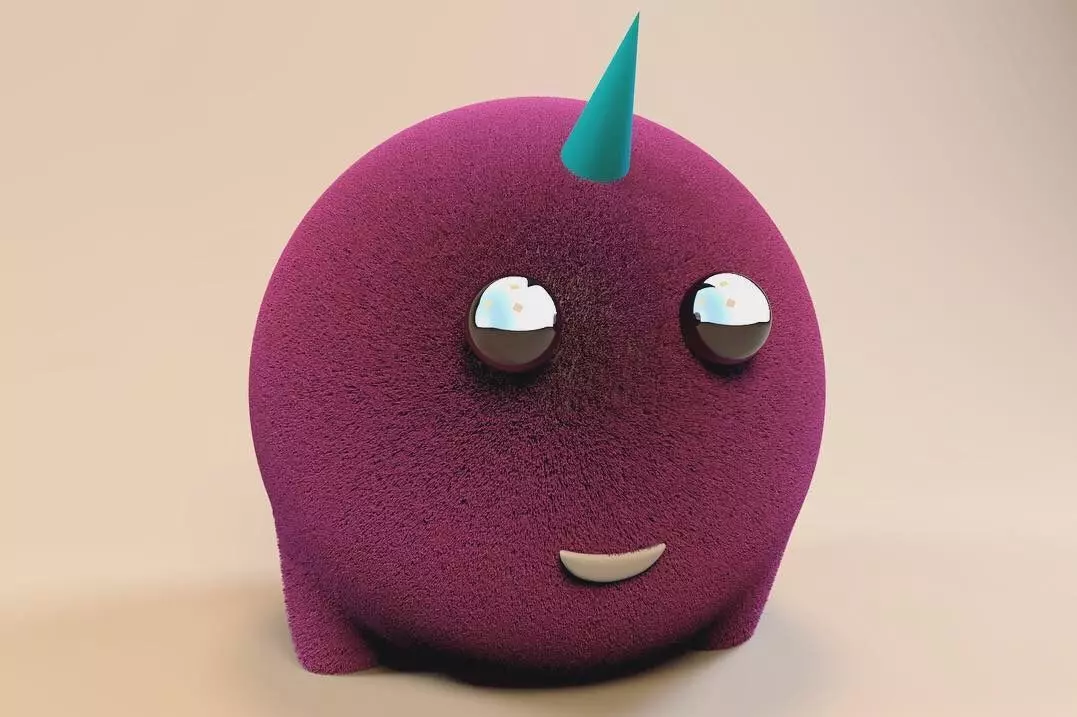 Little cute character Free 3D model