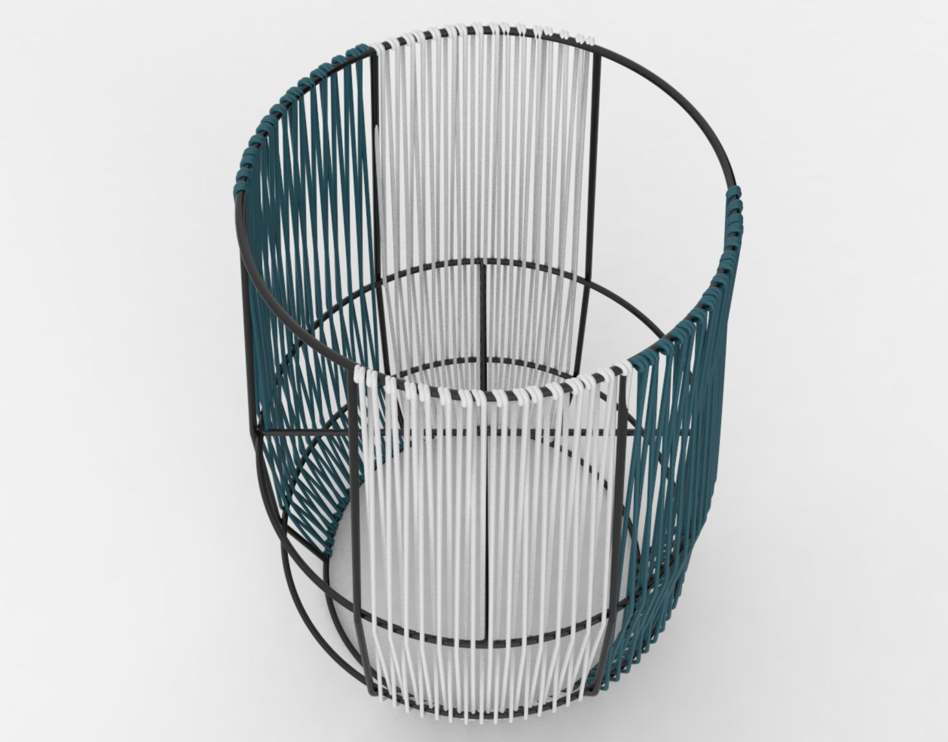 Ariba Woven Plant Stand Big 3D model_15