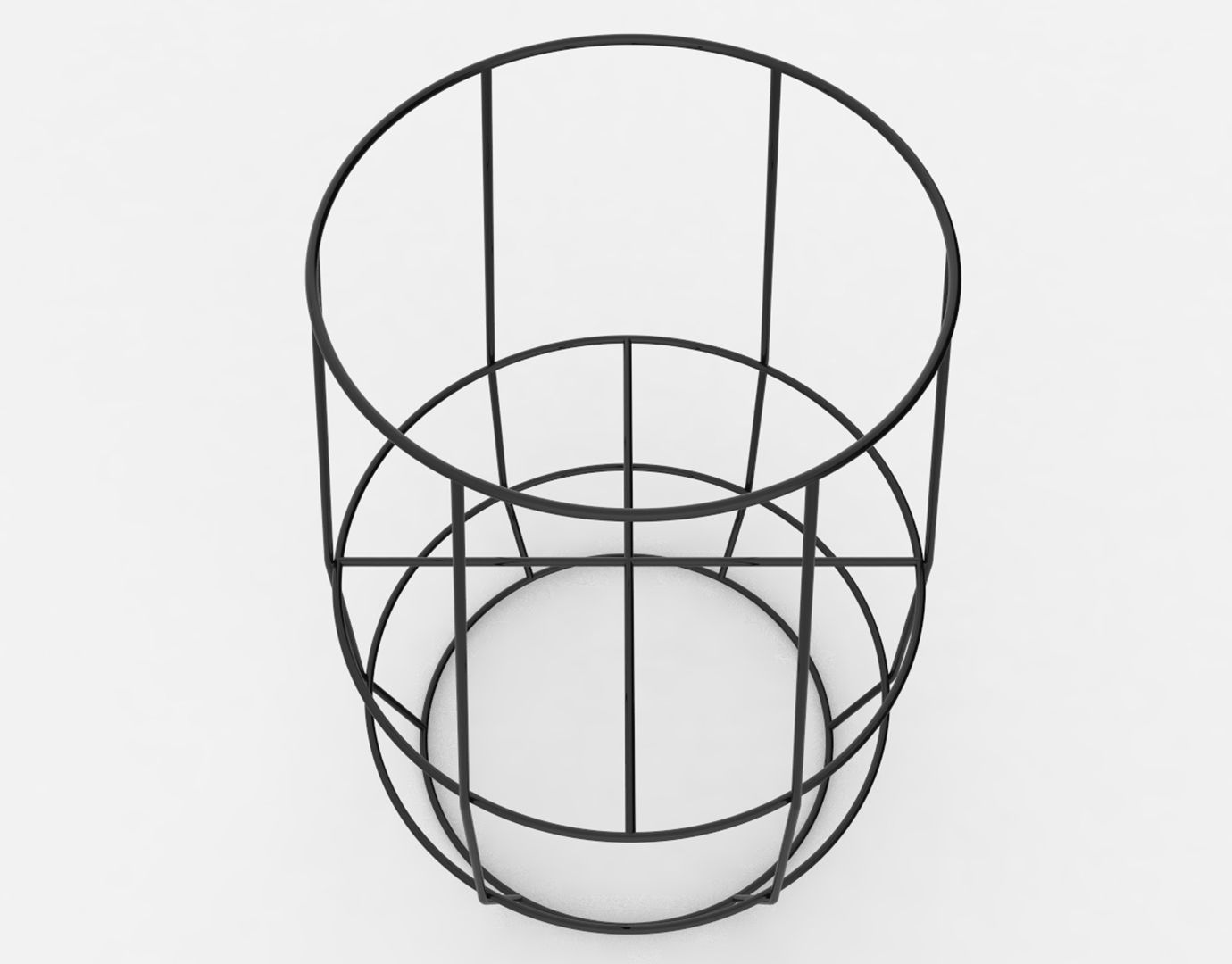 Ariba Woven Plant Stand Big 3D model_18