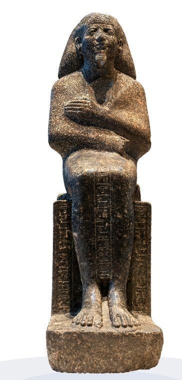 3D model of an egyptian statue from the Berlin Museum 3D print model_1