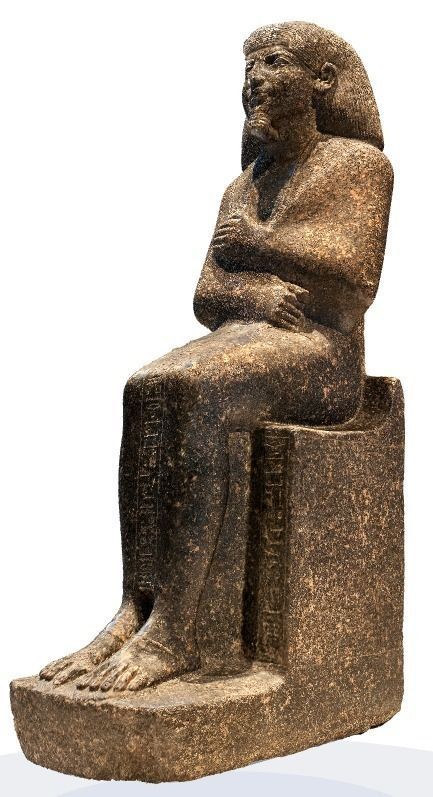 3D model of an egyptian statue from the Berlin Museum 3D print model_6