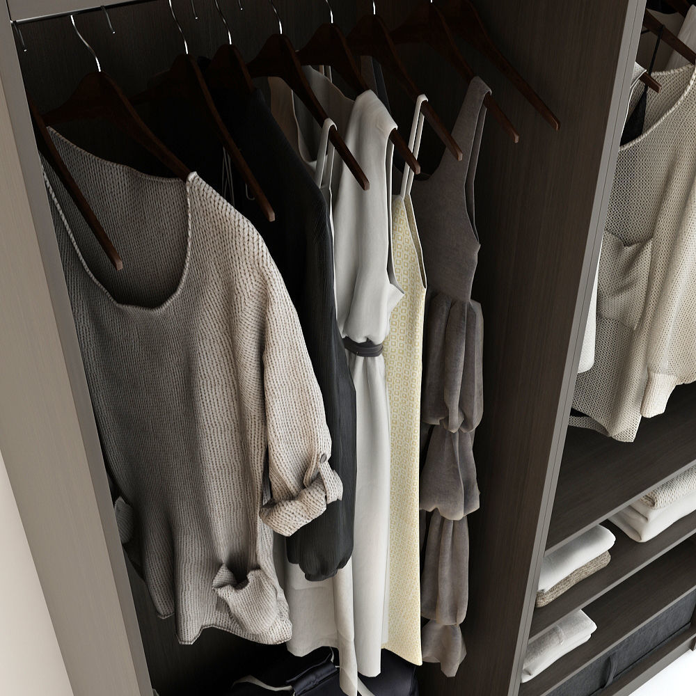 Collection of Clothes 9set 3D model_121