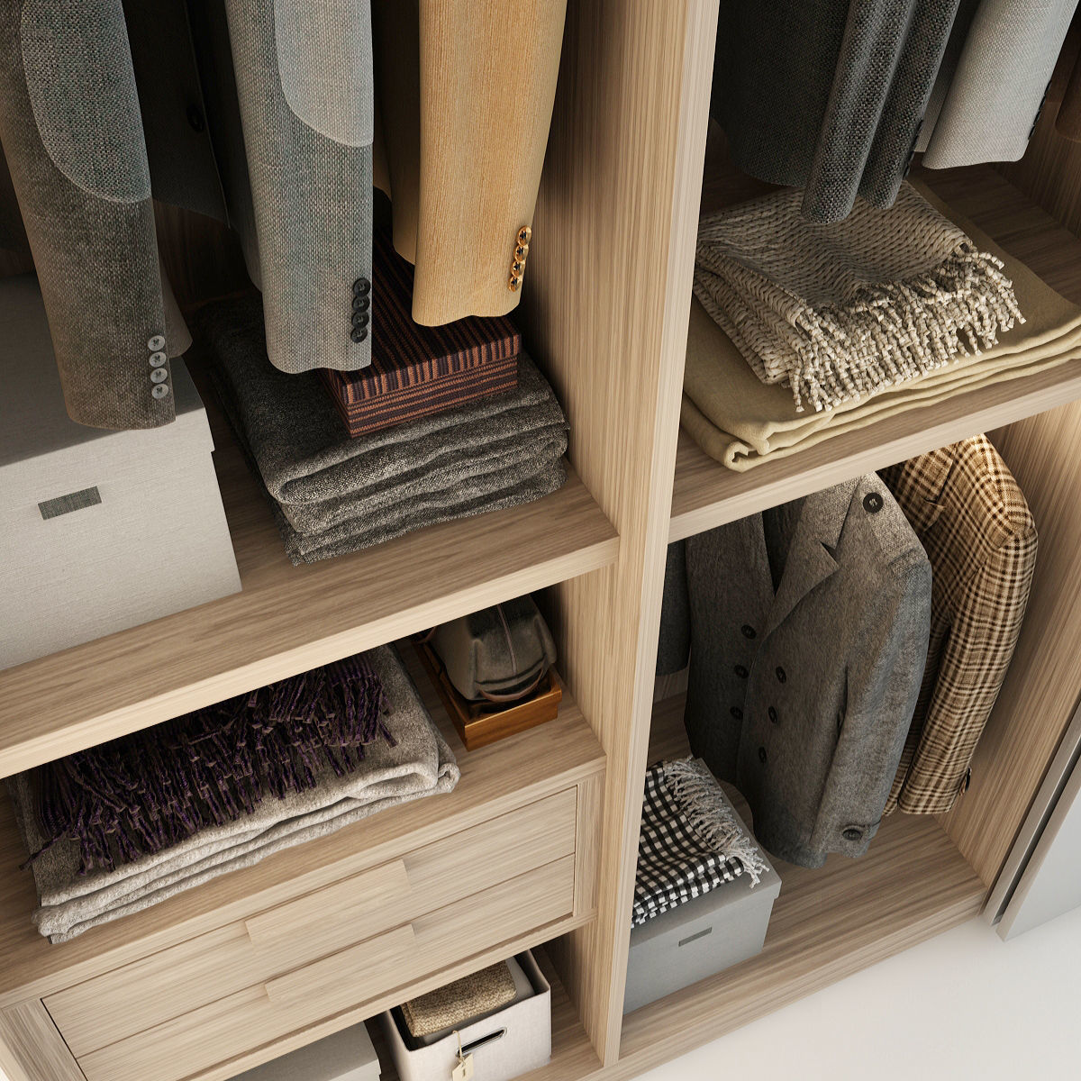 Collection of Clothes 9set 3D model_83