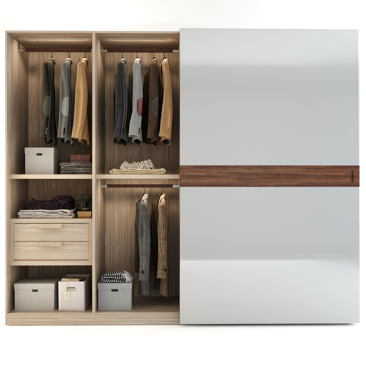 Collection of Clothes 9set 3D model_82